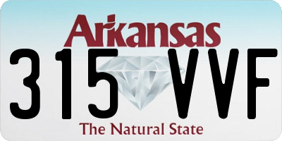 AR license plate 315VVF
