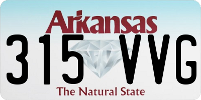 AR license plate 315VVG