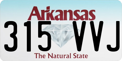 AR license plate 315VVJ