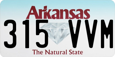 AR license plate 315VVM