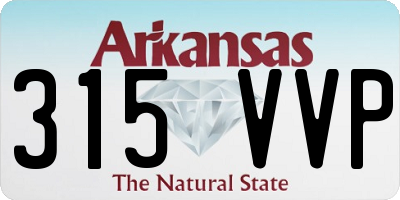 AR license plate 315VVP