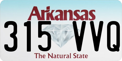 AR license plate 315VVQ