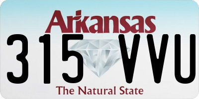 AR license plate 315VVU