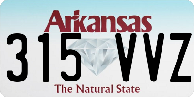 AR license plate 315VVZ