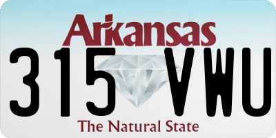 AR license plate 315VWU