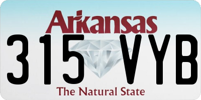 AR license plate 315VYB