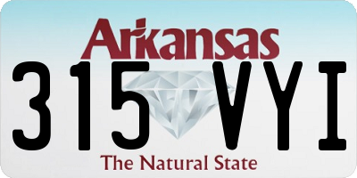 AR license plate 315VYI