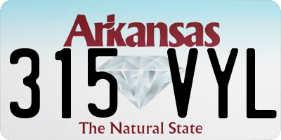 AR license plate 315VYL