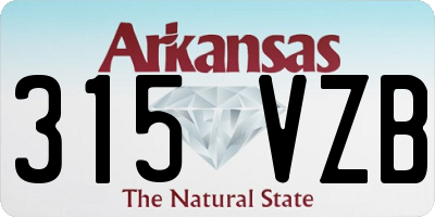 AR license plate 315VZB