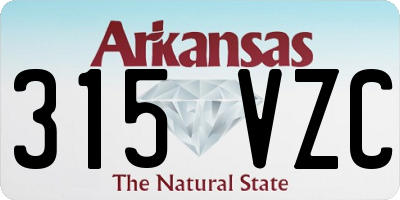 AR license plate 315VZC