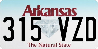 AR license plate 315VZD