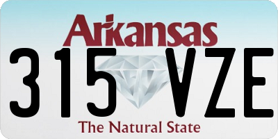 AR license plate 315VZE