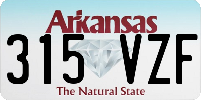 AR license plate 315VZF
