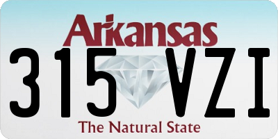 AR license plate 315VZI