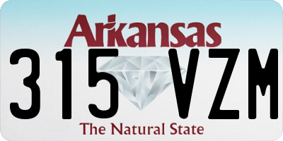 AR license plate 315VZM