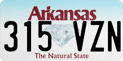 AR license plate 315VZN