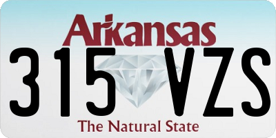 AR license plate 315VZS