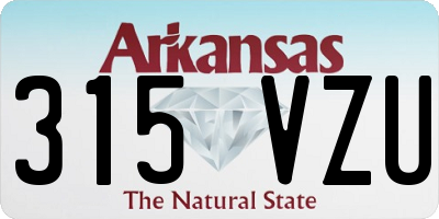 AR license plate 315VZU