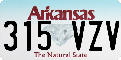 AR license plate 315VZV