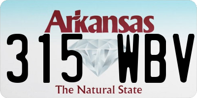 AR license plate 315WBV