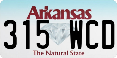 AR license plate 315WCD