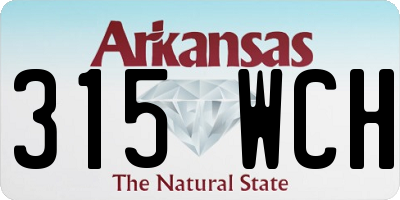 AR license plate 315WCH