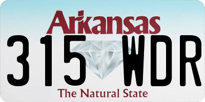 AR license plate 315WDR