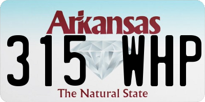 AR license plate 315WHP