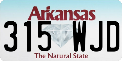 AR license plate 315WJD