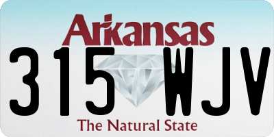 AR license plate 315WJV