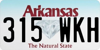 AR license plate 315WKH