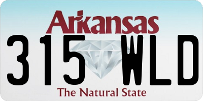 AR license plate 315WLD