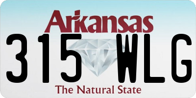 AR license plate 315WLG