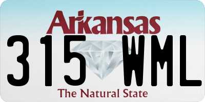 AR license plate 315WML