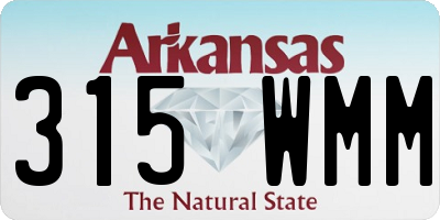 AR license plate 315WMM