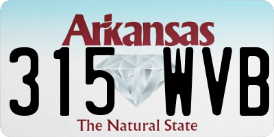 AR license plate 315WVB