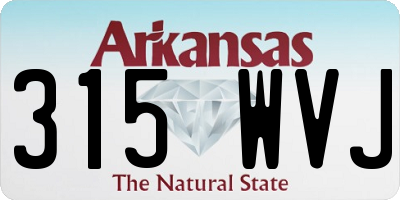 AR license plate 315WVJ