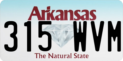 AR license plate 315WVM