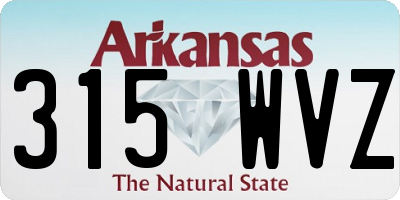 AR license plate 315WVZ