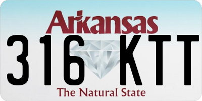 AR license plate 316KTT
