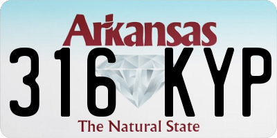 AR license plate 316KYP