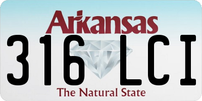 AR license plate 316LCI