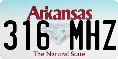 AR license plate 316MHZ