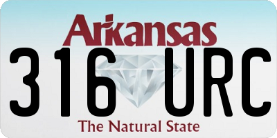 AR license plate 316URC