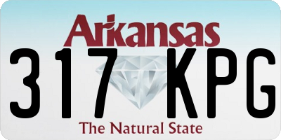 AR license plate 317KPG