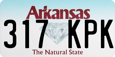 AR license plate 317KPK