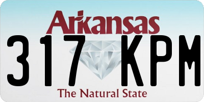 AR license plate 317KPM