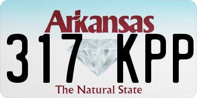 AR license plate 317KPP