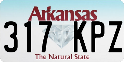 AR license plate 317KPZ