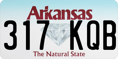 AR license plate 317KQB